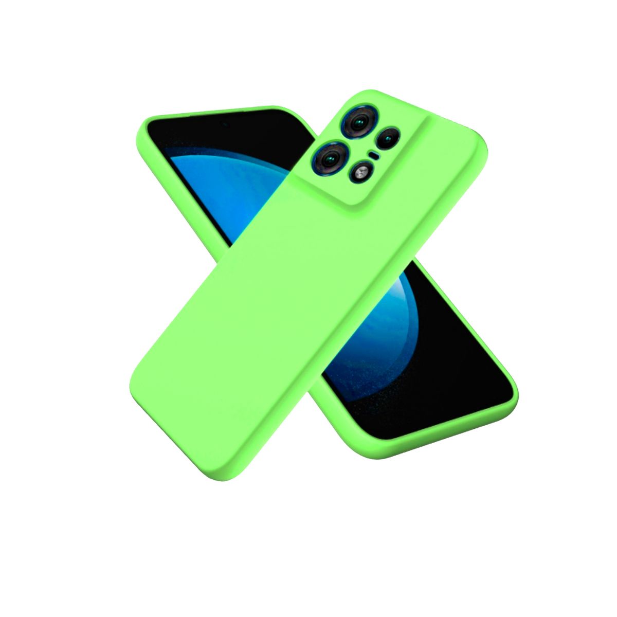 JOIGO - Carcasa Funda Para Motorola Edge 50 Pro Goma Verde