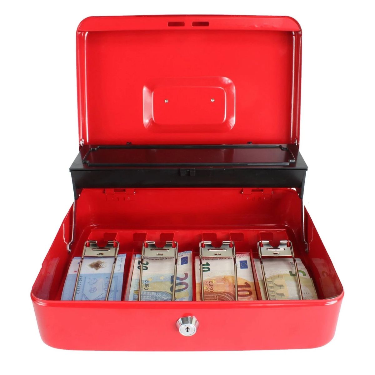 HOMESTAR - Caja de Seguridad Metálica 4 Colores con Clave Fisica XL