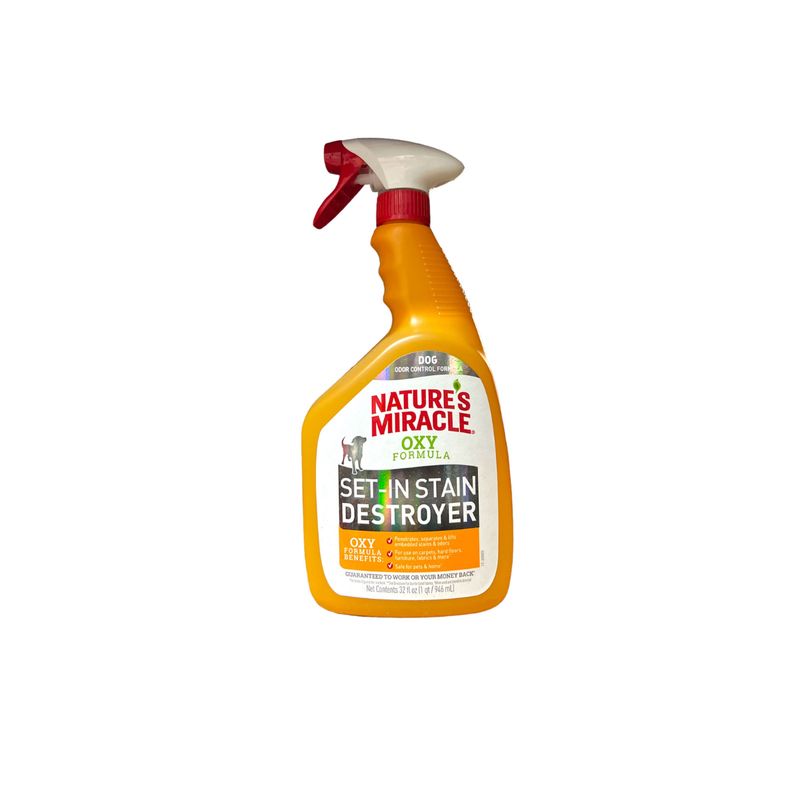 NATURE'S MIRACLE - Eliminador Manchas olores Oxy Formula Perros 946ml Natures M