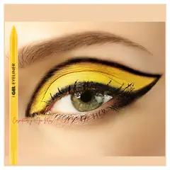GENERICO - Lapiz delineador de ojos textura en gel color amarillo