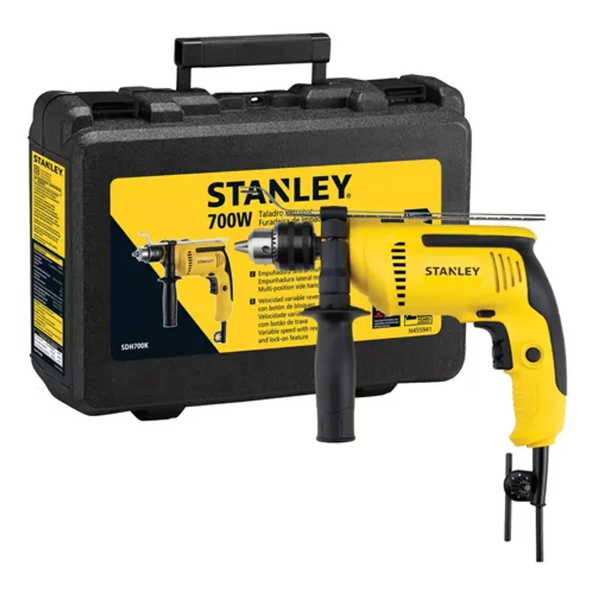 STANLEY - Taladro Percutor Stanley Sdh700k-b2c 700w