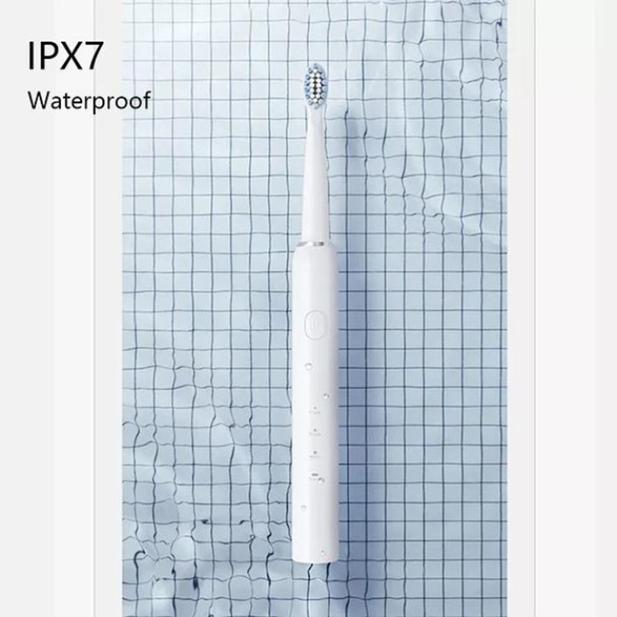 GENERICO - Cepillo Dientes Eléctrico Recargable Usb Limpieza BLANCO