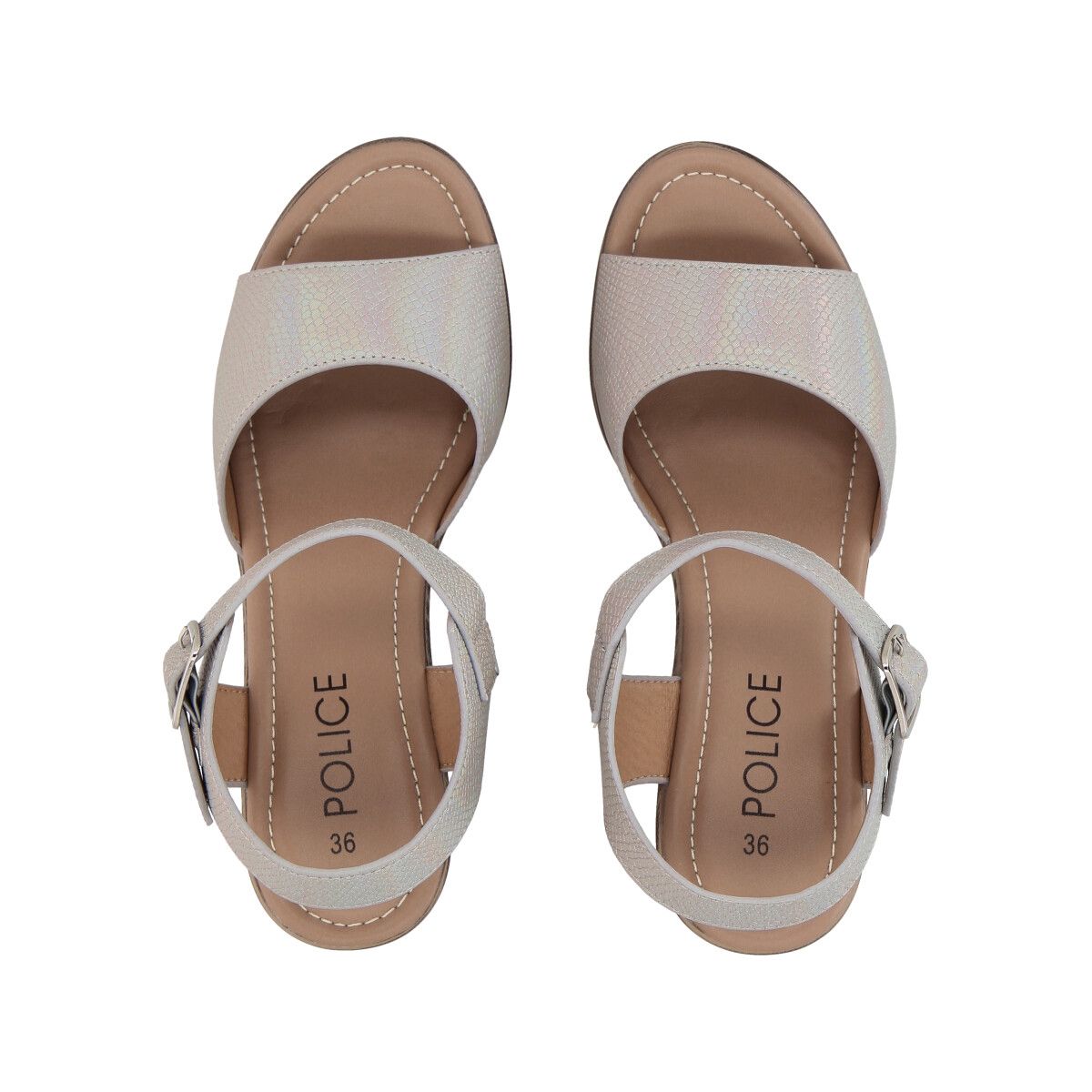 POLICE - Sandalia Mujer Beige Trini 032  Police