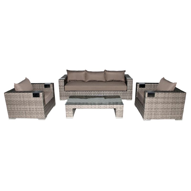 MUEBLES LA TERRAZA - Set Muebles Terraza 311 Gris