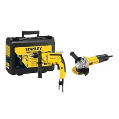 STANLEY - Kit Esmeril Angul 4.5 620w+taladro Rot. Inal 20v