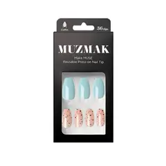 MUZMAK - - Uñas Press On Sugar Cereal Coffin 36 U
