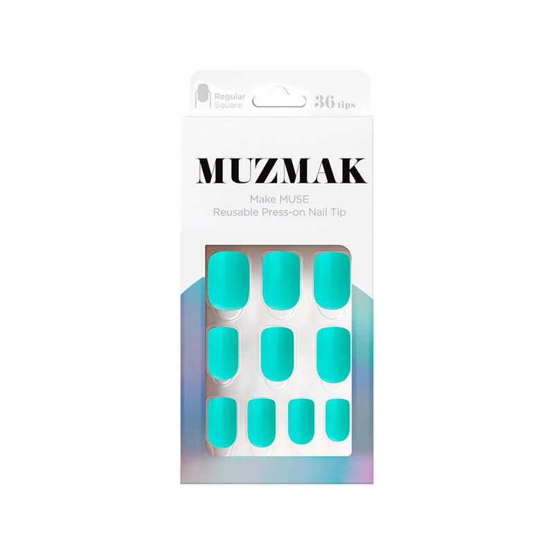 MUZMAK - MUZMAK - Uñas Press On Fresh Candy Regular Square 36 U
