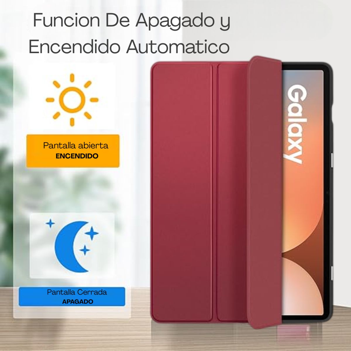 GENERICO - Carcasa Funda Para Samsung Galaxy Tab S10 Fe / S9 Fe 11 Vino