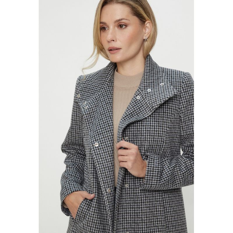 MA GRIFFE - Chaqueton Azul Marino Mujer Magriffe.
