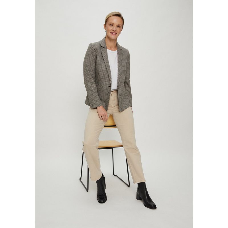 MA GRIFFE - Blazer Negro Mujer Magriffe