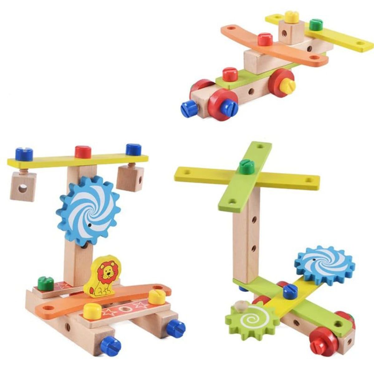 GENERICO - Silla Montessori de Madera con Tornillos Infantil