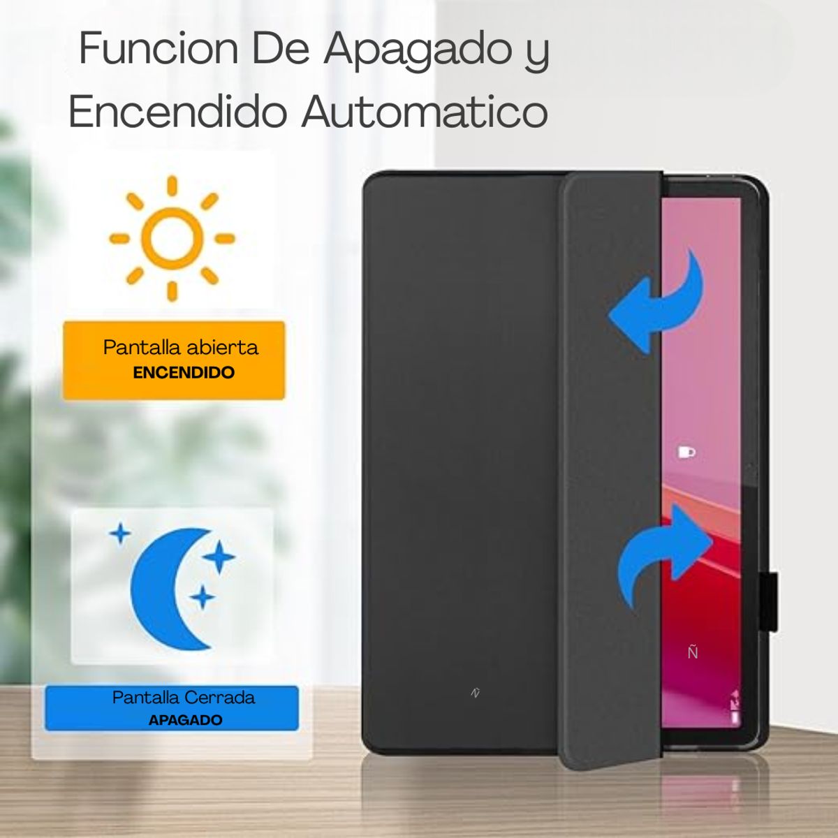 GENERICO - Carcasa Funda Para Samsung Galaxy Tab S10 Fe / S9 Fe 11 Negro