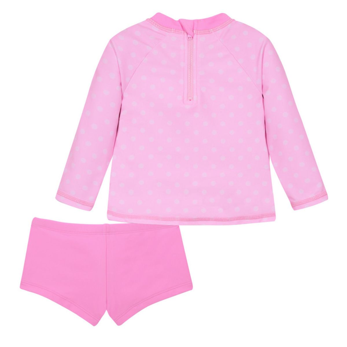 DISNEY - Traje de Baño Bebe Niña Set UV50+ Manga Larga Minnie DISNEY