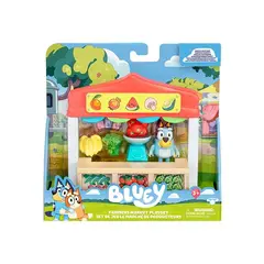 BLUEY - Set De Juego Mercado De Frutas Y Verduras - farmers market playset
