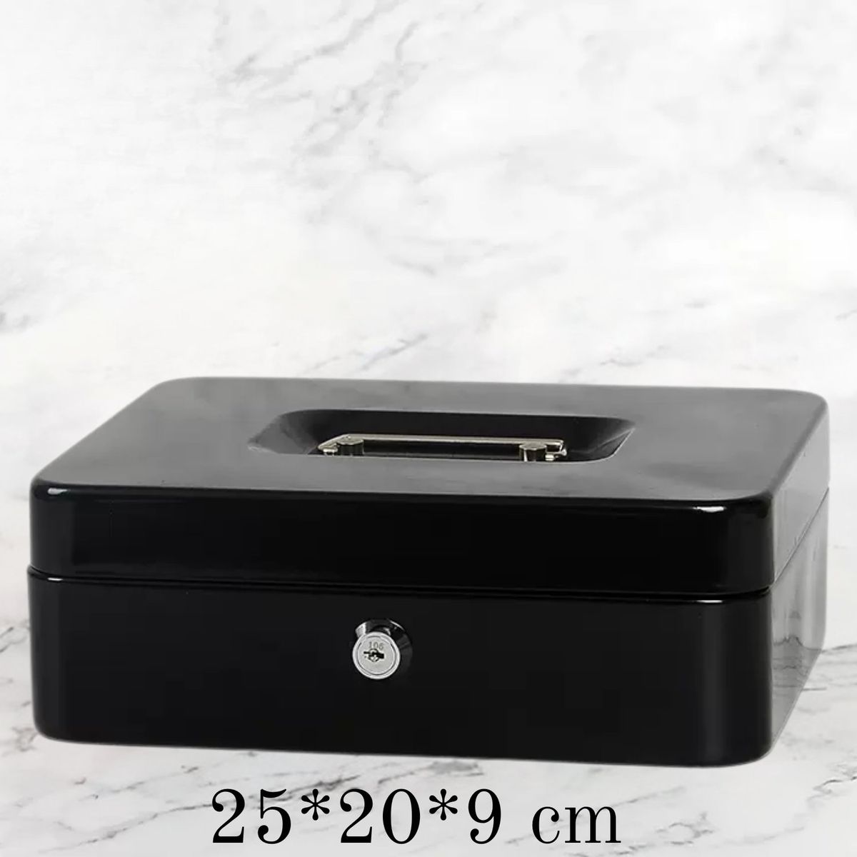 HOMESTAR - Caja de Dinero de Metal con Cerradura L