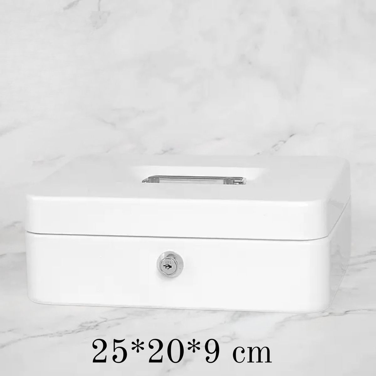 HOMESTAR - Caja de Dinero de Metal con Cerradura L