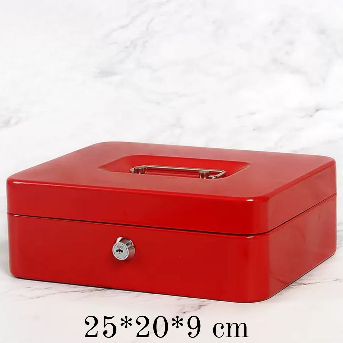 HOMESTAR - Caja de Dinero de Metal con Cerradura L