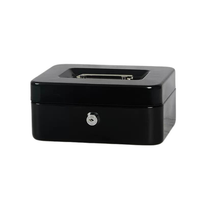 HOMESTAR - Caja Fuerte Metálica Para Dinero Seguridad Negro