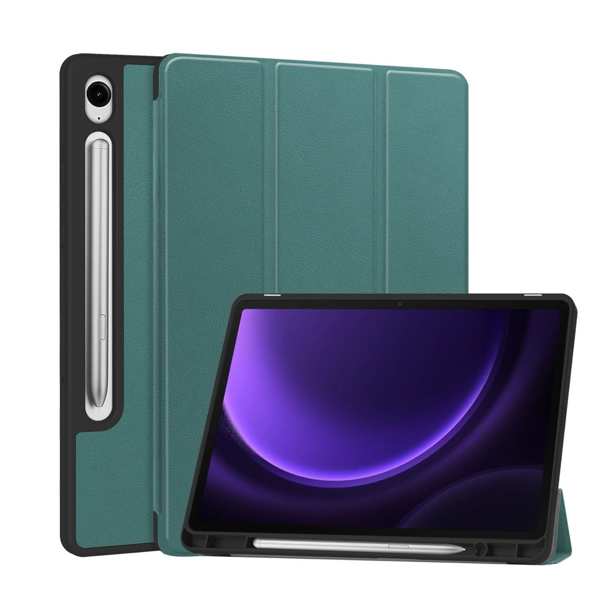 GENERICO - Carcasa Funda Para Samsung Galaxy Tab S10 Fe / S9 Fe 11 Verde