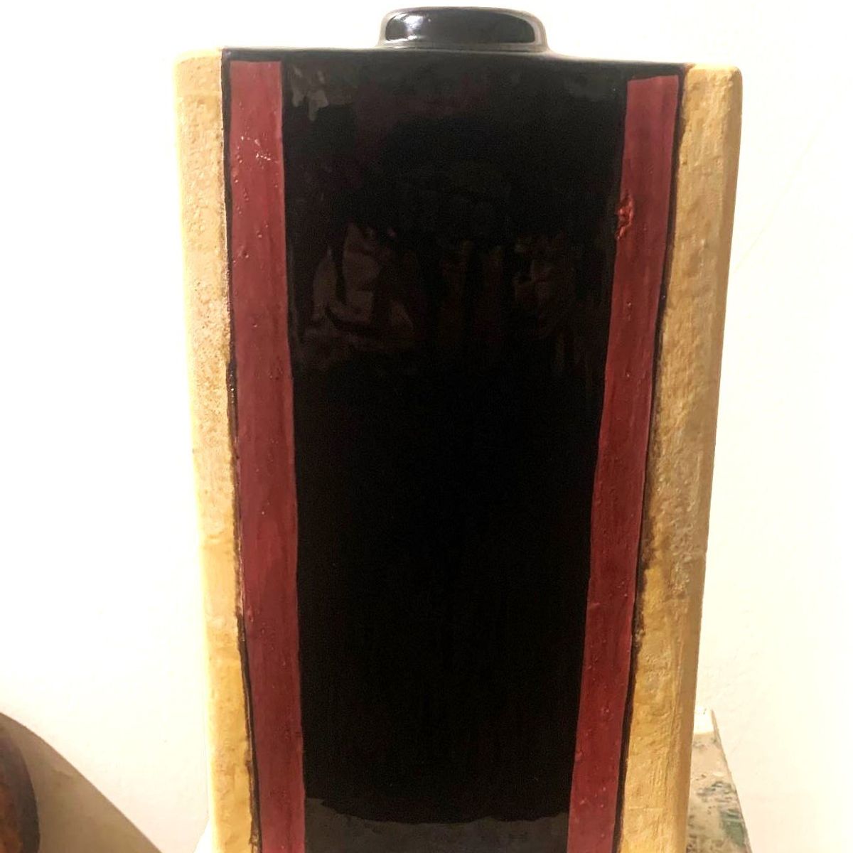 GOIC DISEÑOS - Jarrón de cerámica pintado a mano diseño exclusivo