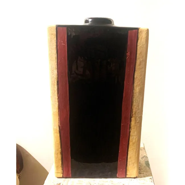 GOIC DISEÑOS - Jarrón de cerámica pintado a mano diseño exclusivo