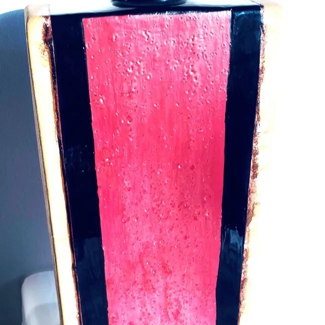 GOIC DISEÑOS - Jarrón de cerámica pintado a mano diseño exclusivo