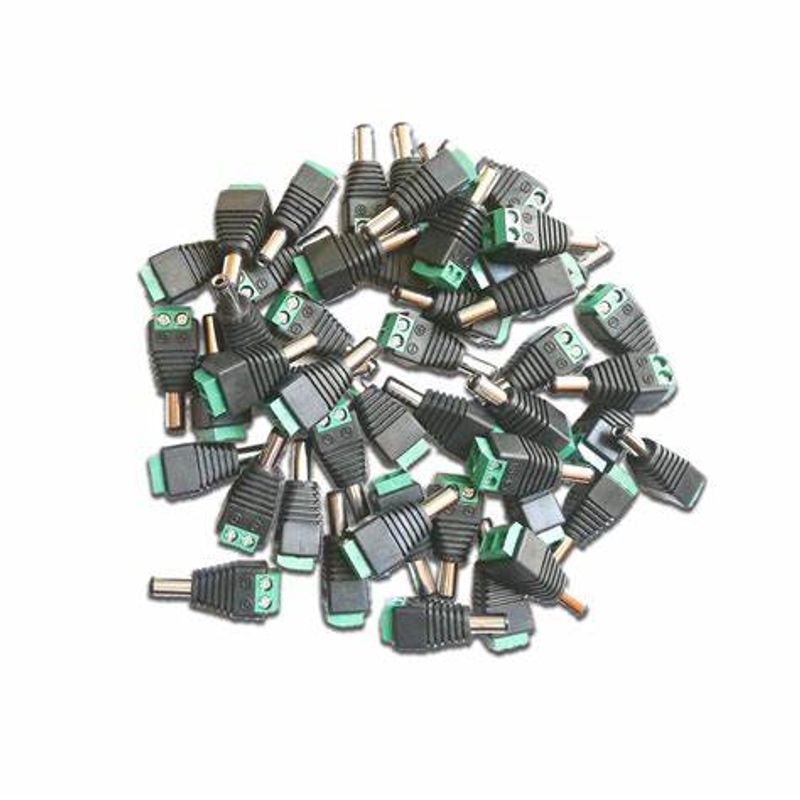 GENERICO - CONECTOR DC MACHO 50 UNIDADES