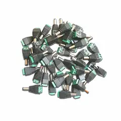 GENERICO - CONECTOR DC MACHO 50 UNIDADES