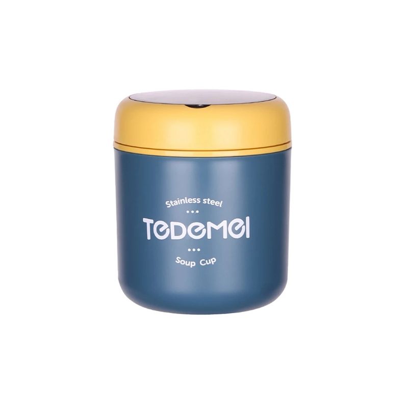 GENERICO - Taper Para Comida Reutilizable Fuente Colacion Niños 530ml Azul