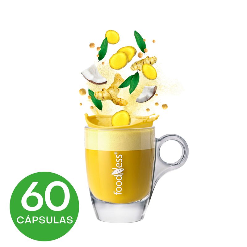 FOODNESS - Golden Milk Dolce Gusto compatible - 60 cápsulas
