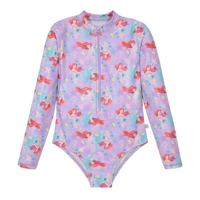 DISNEY - Traje de Baño Niña Manga Larga UV50+ Princesas Disney DISNEY