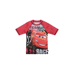 DISNEY - Traje de Baño Niño Polera UV50+ Cars
