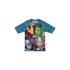 DISNEY - Traje de Baño Niño Polera UV50+ Avengers Marvel