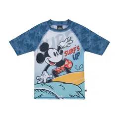 DISNEY - Traje de Baño Niño Polera UV50+ Mickey