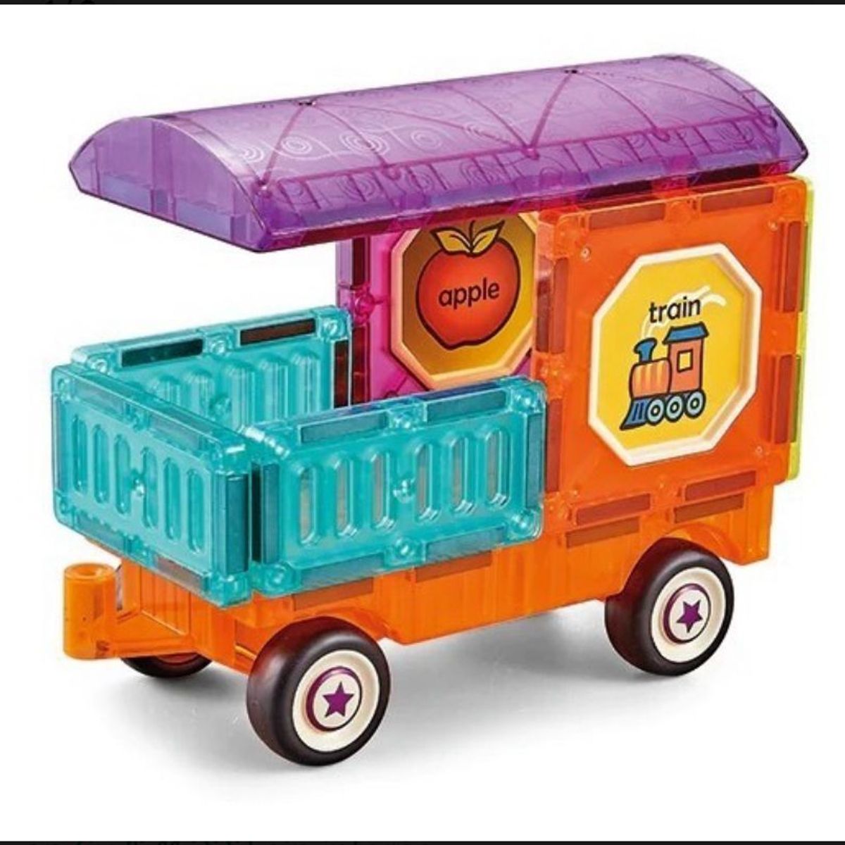 GENERICO - Set Bloques Magnéticos 94 Piezas - Castillo y Auto