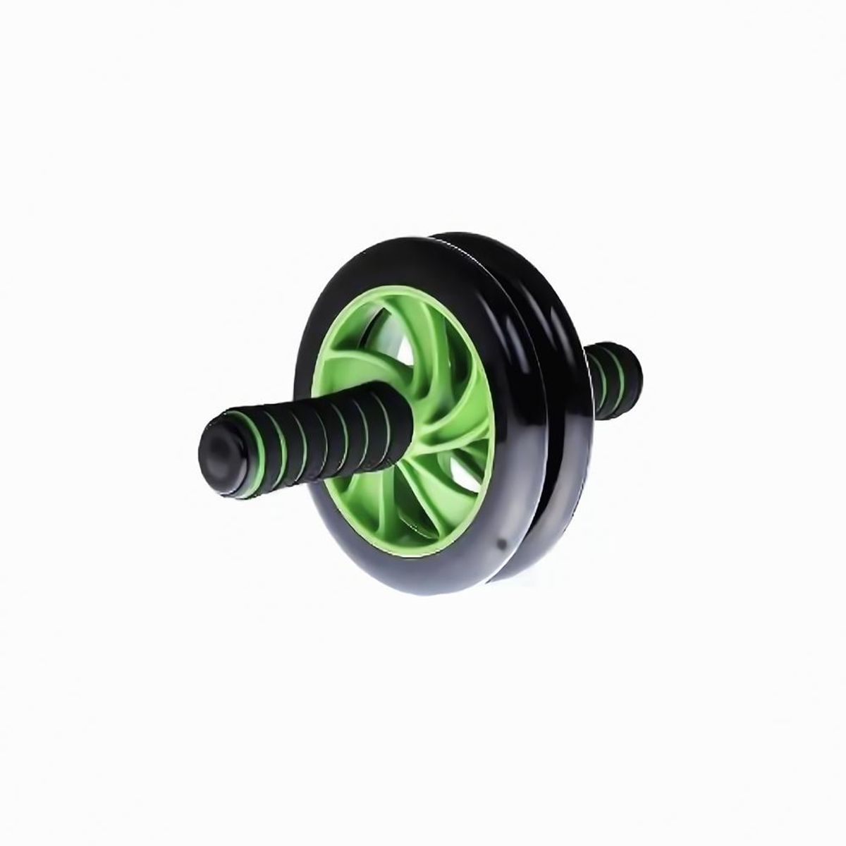 GENERICO - Rueda Abdominal Doble Rodillo Xh-9214 Verde  PA-K2E5