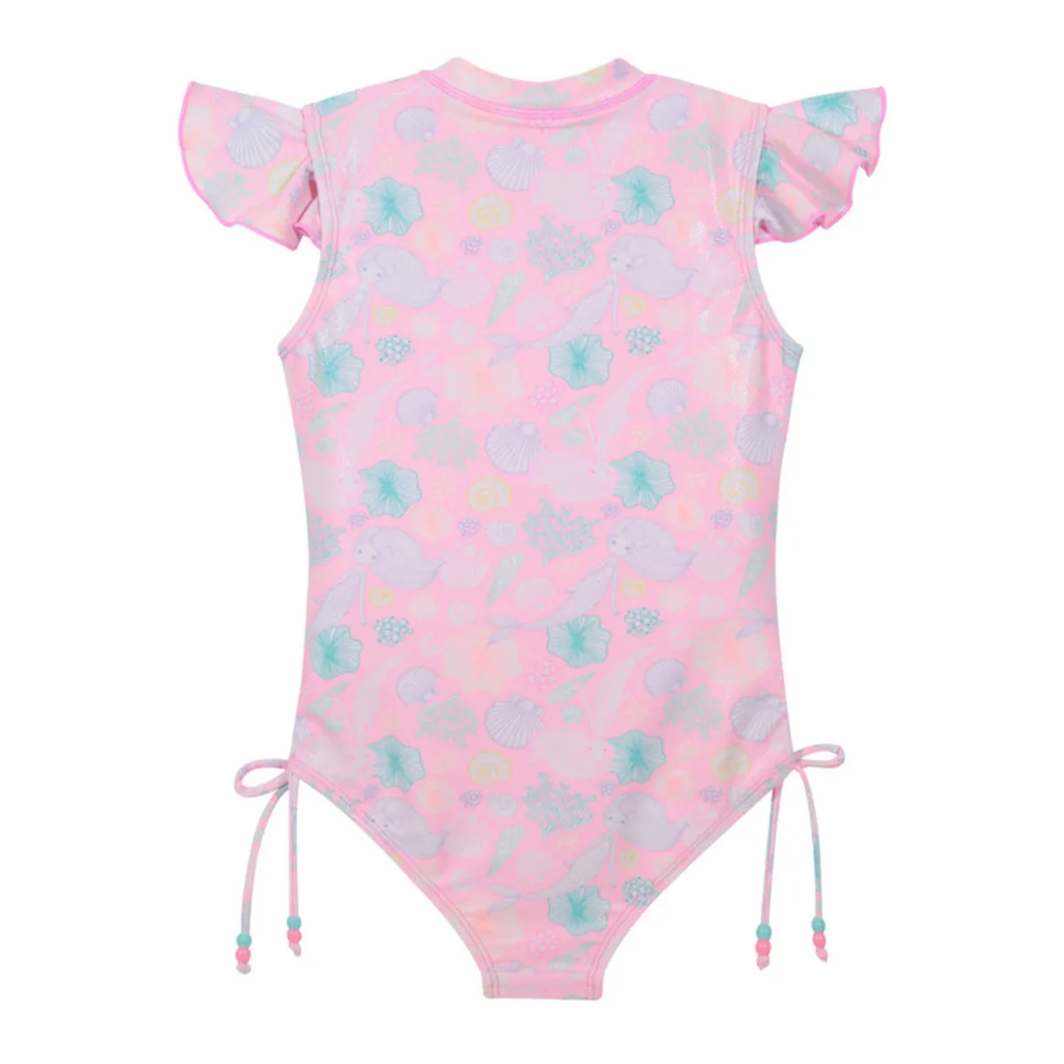 H2O WEAR - Traje de Baño Niña Manga Corta UV30+ H2O Wear Coral H2O WEAR