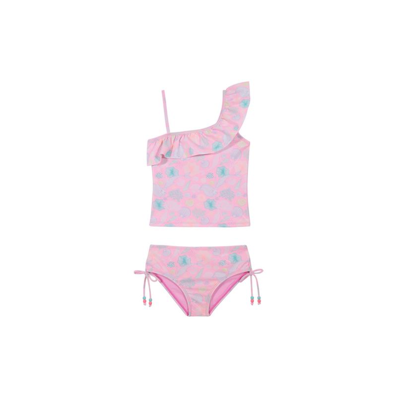 H2O WEAR - Traje de Baño Niña Tankini UV30+ Un hombro H2O Wear H2O WEAR