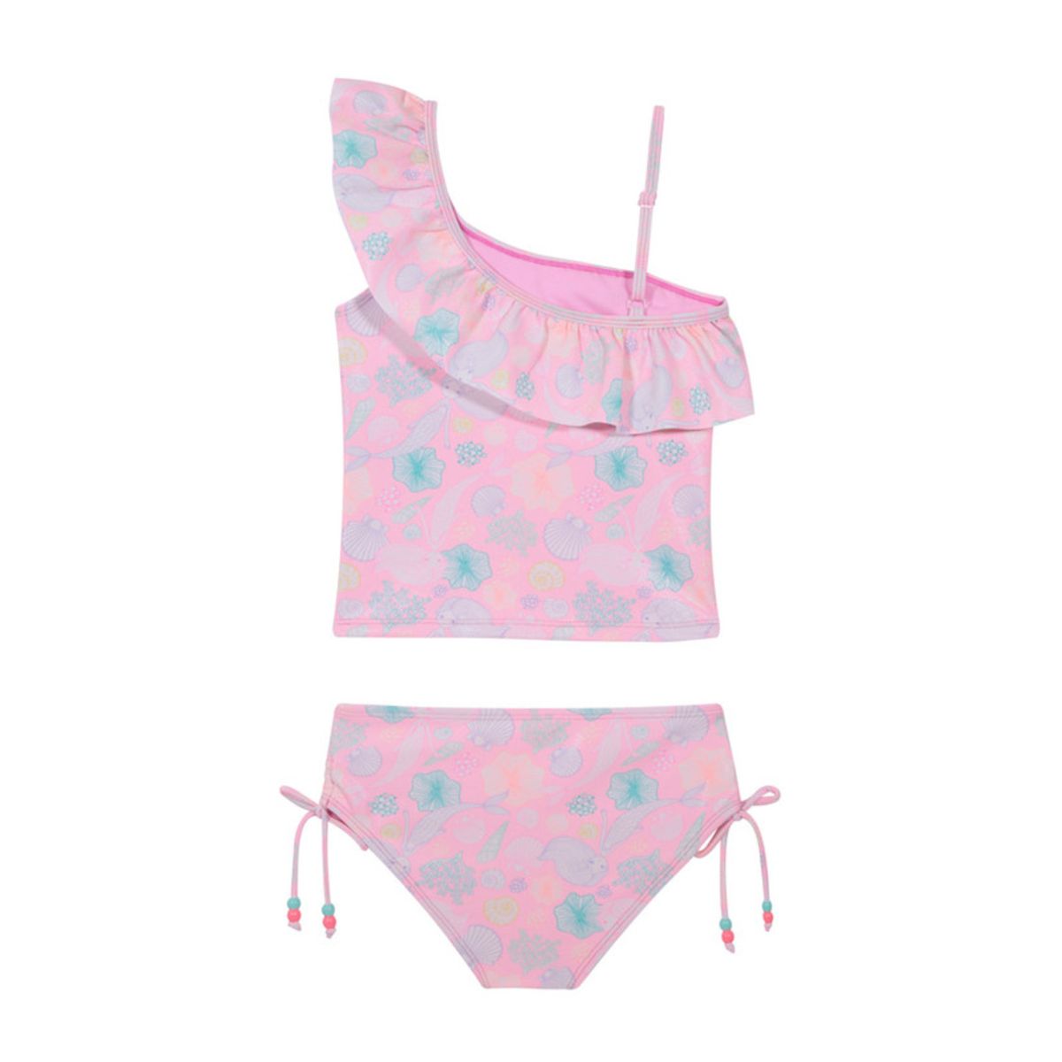 H2O WEAR - Traje de Baño Niña Tankini UV30+ Un hombro H2O Wear H2O WEAR