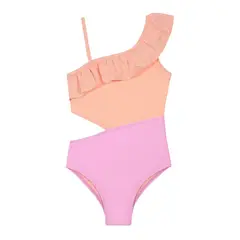 H2O WEAR - Traje de Baño Niña Cut Out Silver UV30+