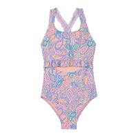 Traje de Baño Niña Cut Out UV30+ Folia Dorada H2O WEAR_.