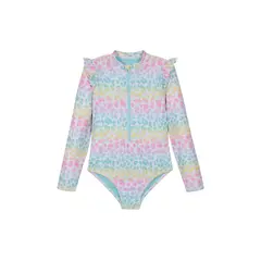 H2O WEAR - Traje de Baño Niña Manga Larga UV30+ Cierre