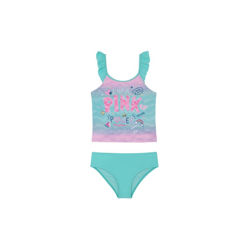 H2O WEAR - Traje de Baño Niña Tankini UV30+ H2O Wear Turquesa H2O WEAR