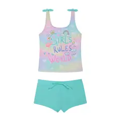 H2O WEAR - Traje de Baño Niña Tankini UV30+ Rules