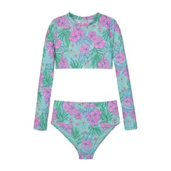 H2O WEAR - Traje de Baño Niña Teens Crop Top UV30+