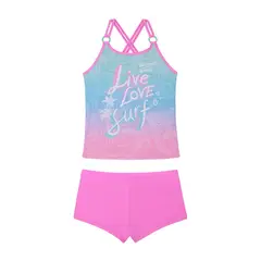 H2O WEAR - Traje de Baño Niña Teen Tankini UV30+ Argollas