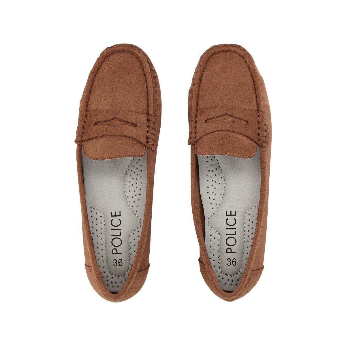 POLICE - Mocasín Mujer Camel Lali 007  Police