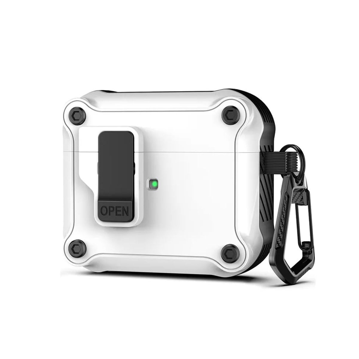 GENERICO - Carcasa Funda Para AirPods 3 Con Seguro Antigolpes