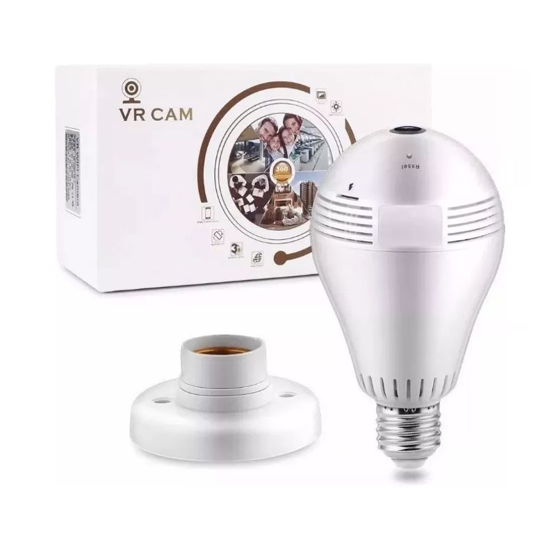 GENERICO - Ampolleta Cámara Ip 360 Robótica Wifi Hd Vigilacia En Telf