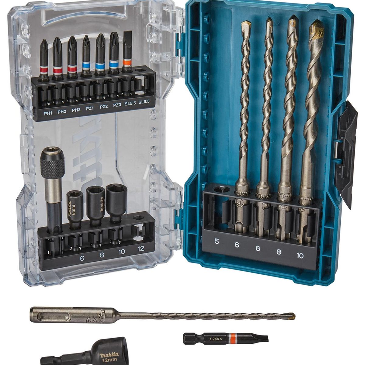MAKITA - Set Brocas SDS-Plus Y Puntas 18 Pzas - Makita